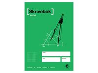 Skrivebok 17x21 80g 24bl 5x10 rutet Image