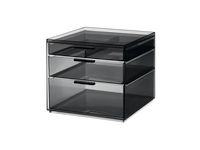 Skuffekabinett SARAH TANNO 3-sk høy sort Image
