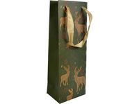 Flaskepose -hjort m/folietrykk Image