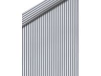 Gavepapir 10x0,7m stripet sølv/hvit Image