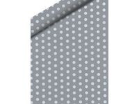 Gavepapir 10x0,7m black dots Image