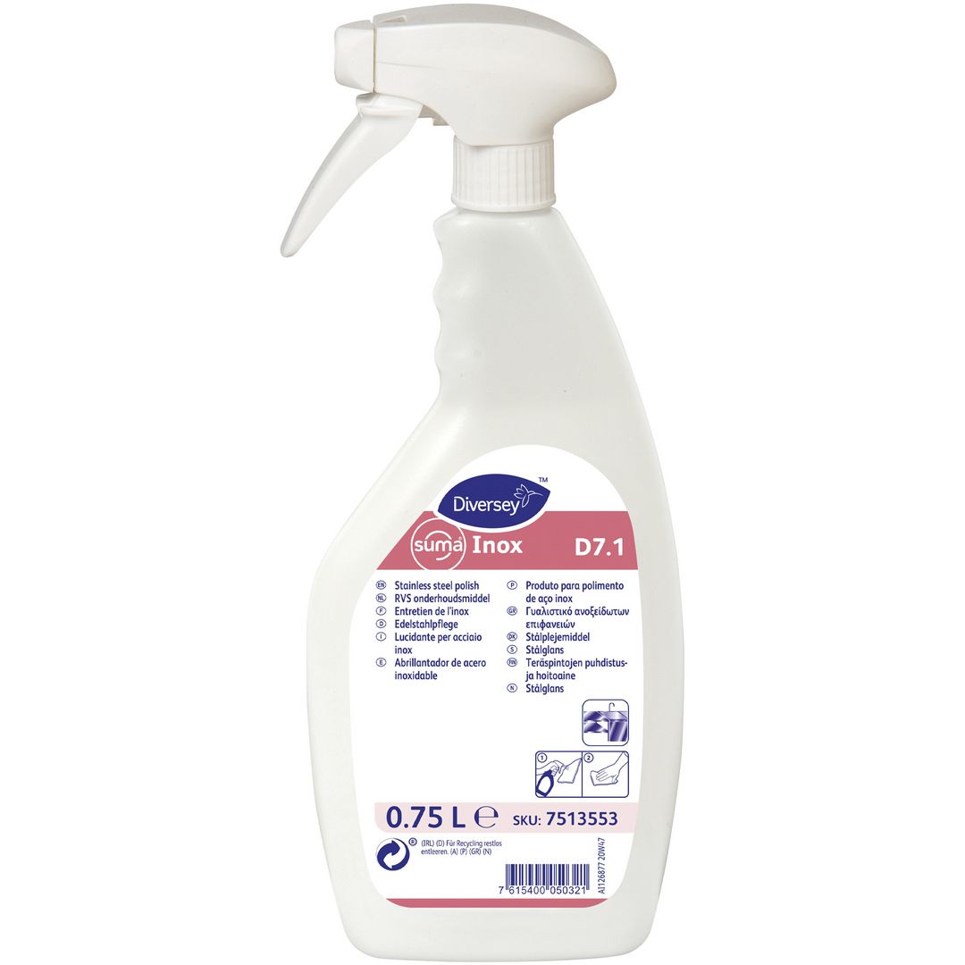 Rengjøring SUMA Inox D7 stålglans 0,75L produktbilde