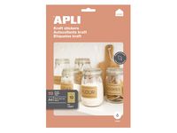 Etikett APLI kraft 99,1x57mm (10) Image