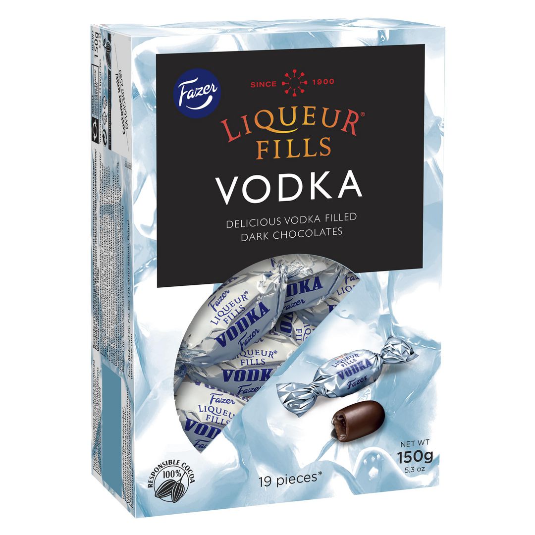Praliner Liqueurfills Vodka 150g produktbilde