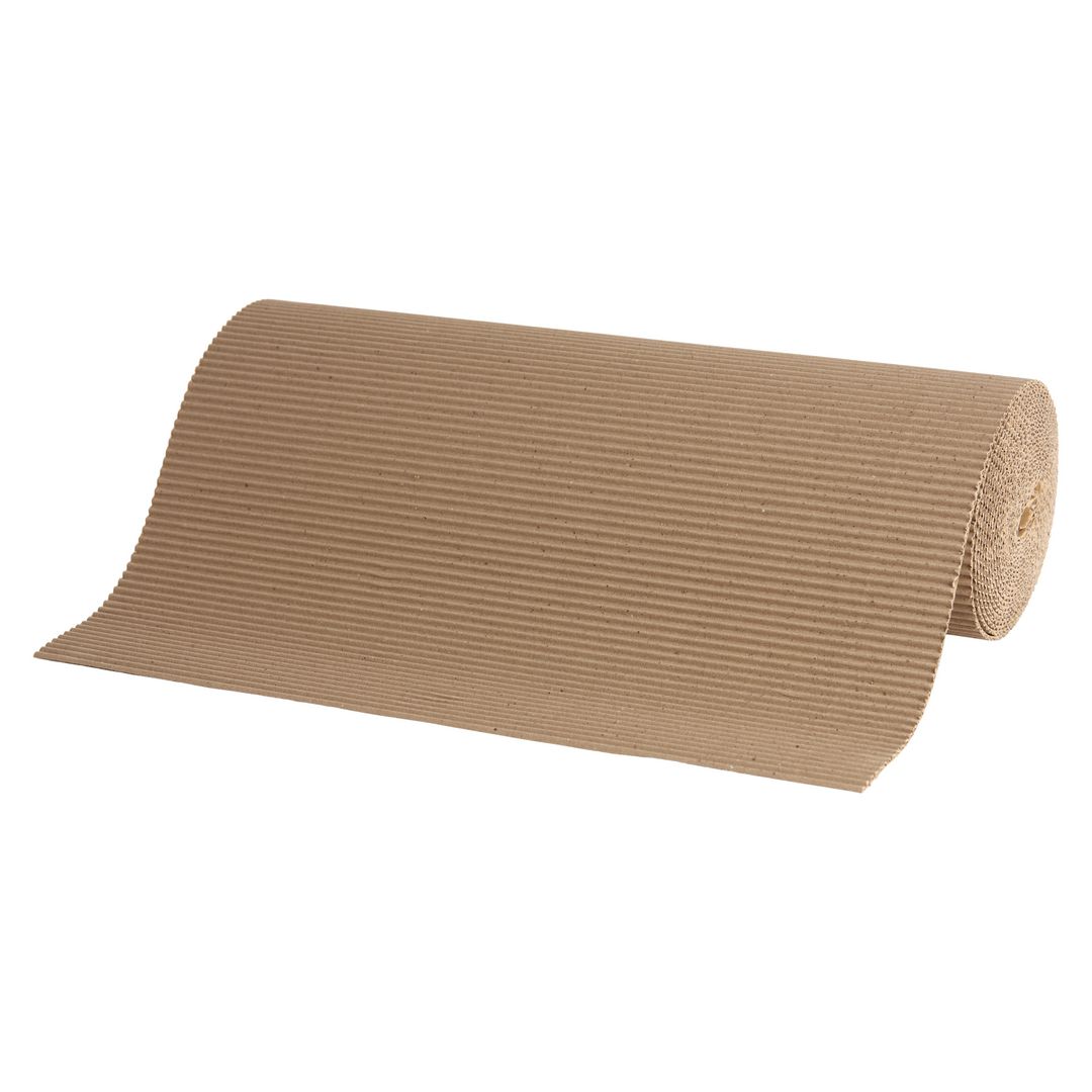 Bølgepapp 0,5 x 10 meter brun produktbilde
