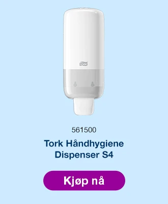Dispenser TORK manuell skum/flyt S4 hvit