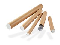 Posthylse Ø80mm L750mm m/lokk brun Image