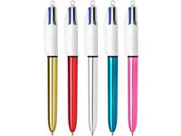 Kulepenn BIC 4 farger 1,0 met. ass (12) Image