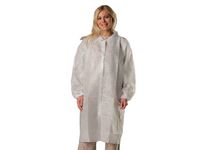 Besøksfrakk GRANBERG non-woven hvit Image