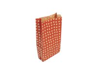Gavepose CF kraft 15x31cm rød/prikk (50) Image