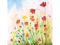 Serviett PAPERDESIGN 3L 33cm Flouris(20) Image