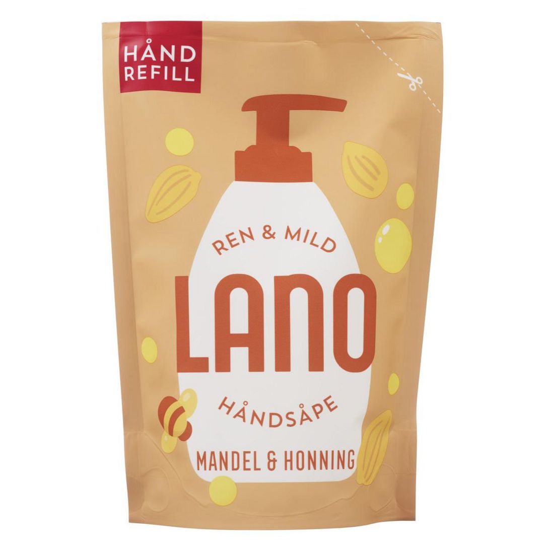 Håndsåpe LANO mandel honning ref 300ml produktbilde