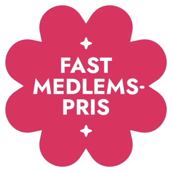 En rosa blomst med fastmedlemspris 