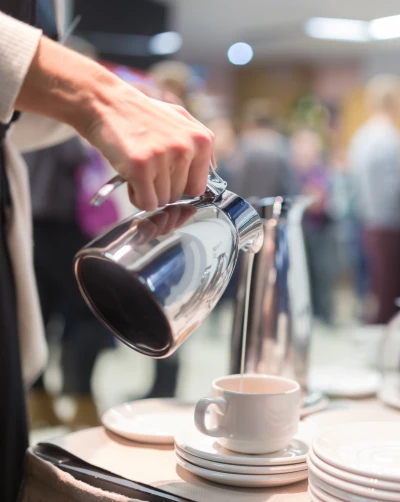 Kaffekanne og en kopp