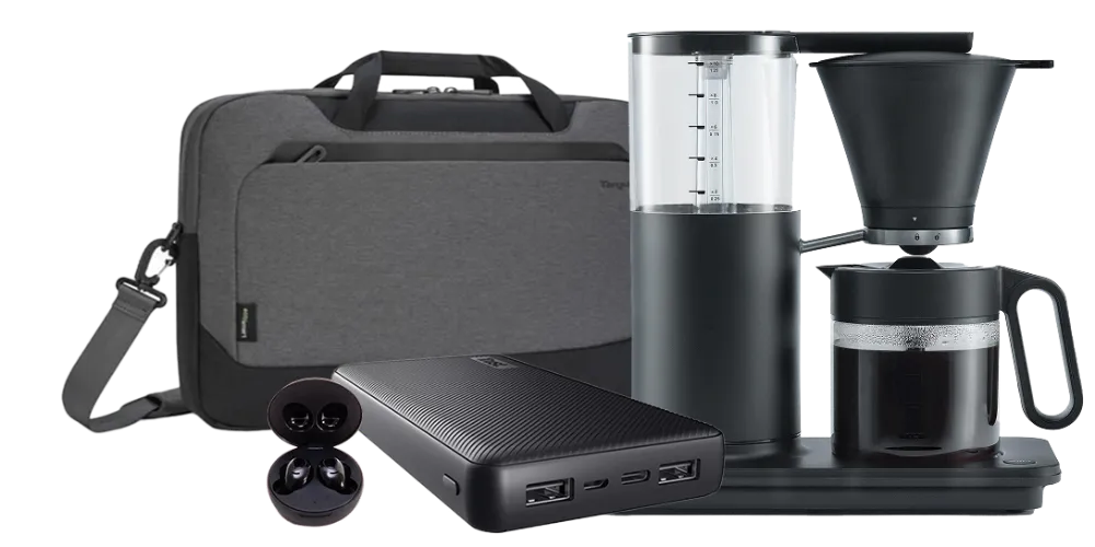 Forskjellige kaffemaskiner og filtere