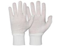 Hanske GRANBERG 0460 bomull ribb hvit Image