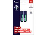 Batteri TRUST USB-C Oppladbare AA (2) Image