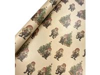 Gavepapir 10x0,7m fjøsnisse Image