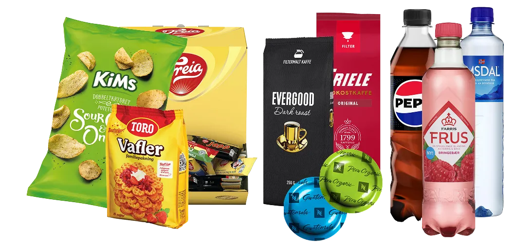 Forskjellige kaffemaskiner og filtere