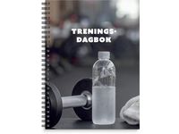 Treningsdagbok GRIEG A5 spiralisert grå Image