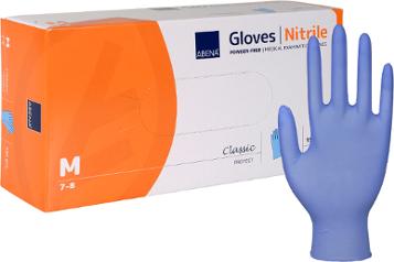 Hanske ABENA C.P nitril u/p blå(150) Image