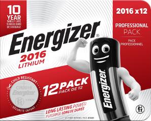 Batteri ENERGIZER Lithium CR2016 (12) Image