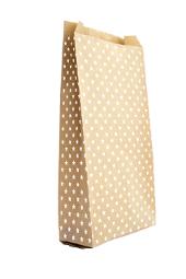 Papirpose 15x31x6cm kraft m/stjerne (50) Image